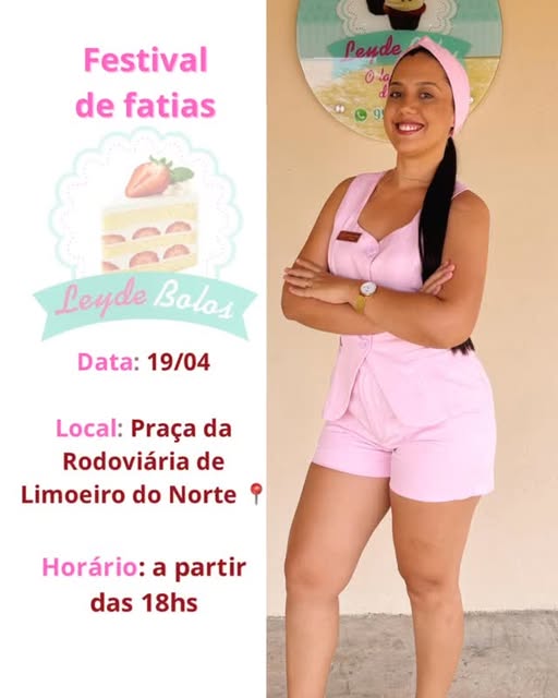 Flyer do Festival de Fatias de 19 de abril
